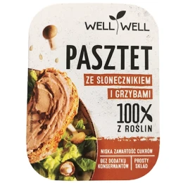 Well Well Pasztet ze słonecznikiem i grzybami 115g