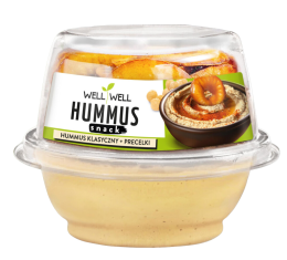 WELL WELL Hummus klasyczny z preclami 120g