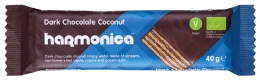Wafelek kokosowo-kakaowy w polewie czekoladowej BIO 40g Harmonica