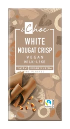 Tabliczka nugatowa z krokantem z orzechów laskowych Fair Trade BIO 80 g ICHOC