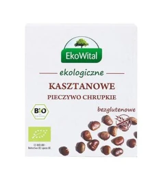 Pieczywo chrupkie kasztanowe bezglutenowe BIO 100g Eko-Wital