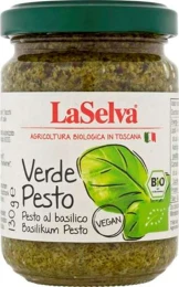 Pesto verde z bazylii wegańskie BIO 130 g La Selva