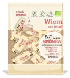 Krówki bezmleczne kokosowe bezglutenowe BIO 150g Super Krówka