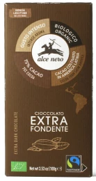Czekolada gorzka 75 % Fair Trade bezglutenowa BIO 100 g ALCE NERO